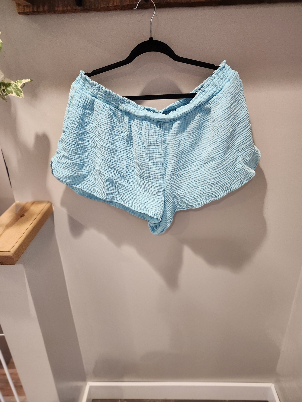aerie Xxl Light Aqua Gauze Lounge Shorts